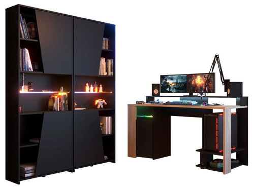 Gaming set meta - schwarz, und