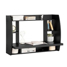 SoBuy Wandtisch in schwarz