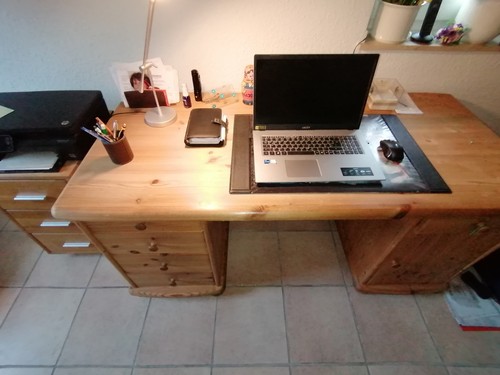 Schreibtisch mit fach - mit, für