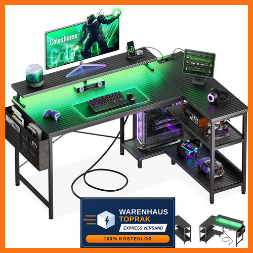 Gaming tisch form 120 cm - 120×80,